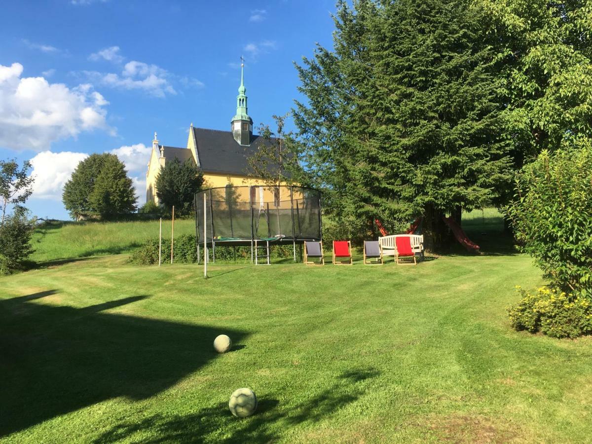 הינטרהרמסדורף Ferienhaus Winterbergblick, Saechsische Schweiz מראה חיצוני תמונה